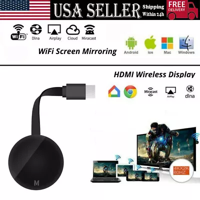 Wifi Wireless HDMI Mirror Screen Display Adapter Miracast Dongle For HD 1080P TV • $19.99