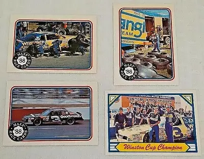 1988 Maxx NASCAR Dale Earnhardt Sr 4 Diff Rookie Card Lot NRMT 38 45 54 87 RC • $4.99