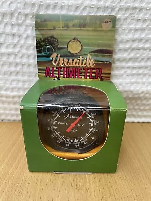 VINTAGE VERSATILE ALTIMETER Automotive Car Dash Accessory Gauge Brand New Japan • $139.95