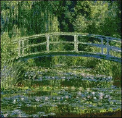 Monet Japanese Bridge Counted Cross Stitch Kit 12x11.5  • £19.28