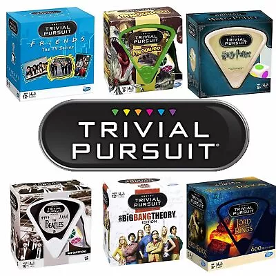 Trivial Pursuit Friends Harry Potter The Beatles Lord Of The Rings Dinosaurs • £11.45