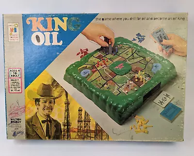 1974 King Oil Board Game By Milton Bradley Complete Vintage • £134.92