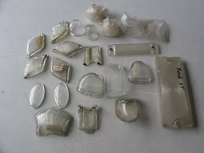 Vintage Parking Light / Backup Light Lenses Lot • $44.19