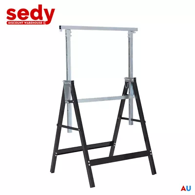 Telescopic Trestle Saw Horse Foldable Steel Work Stand Workbench Support • $54.99