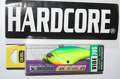 Yo Zuri Duel Hardcore X Vibe 70s Rattle Trap 2 3/4  F1113-bcl Blue Chartreuse • $11.66