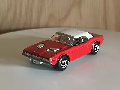 DODGE CHALLENGER CAR No 1 VINTAGE 1975 MATCHBOX SUPERFAST ENGLAND LESNEY RED • $13.99