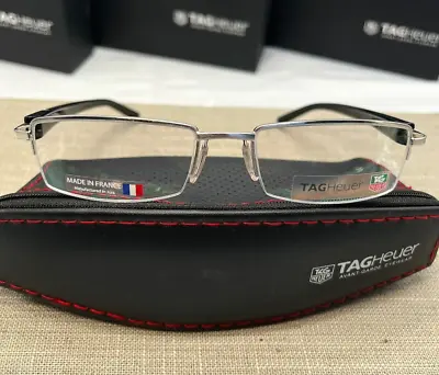 TAG Heuer Eyewear Optical Frame TRENDS 8203 007 *RARE Carbon Colorway • $350