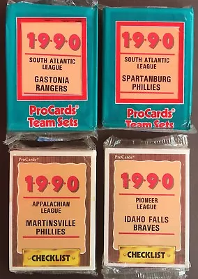 1990 ProCards MARTINSVILLE PHILLIES Minor League UNOPENED Team Set  H8020706 • $4.99