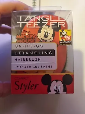 Tangle Teezer Mickey Mouse Detangling Hairbrush Compact Styler  Adults Kids New • £10.99