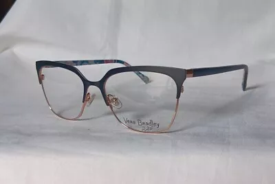 Vera Bradley Stacia Eyeglass Frames 53□17-135 GGR Garden Grey Spring Hinges • $15.80