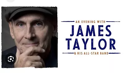 FRONT ROW James Taylor Concert Tickets Sydney April 2024 • $500
