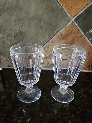 Villeroy And Boch Opera Crystal Wine Goblets Set Of 2 10 Ounce Glasses • $29.99