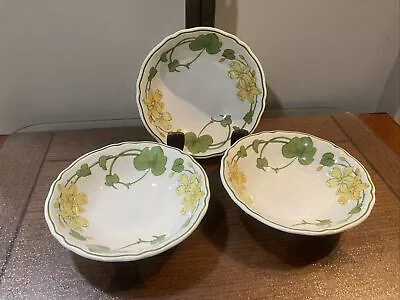 Villeroy & Boch GERANIUM  - Set Of 3 CEREAL BOWLS • $49.99