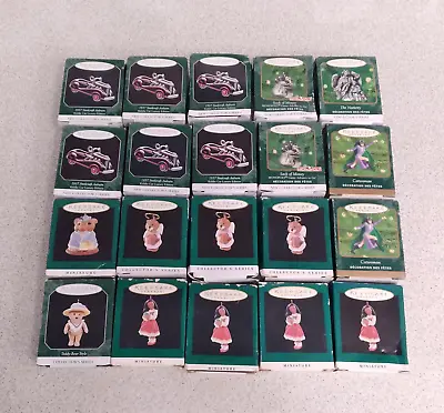 Lot 20 Hallmark Keepsake Ornaments Christmas Assorted Miniatures • $14.77