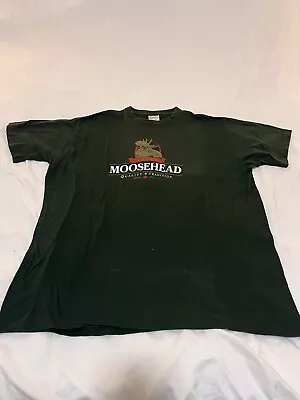 Vintage 90’s Moosehead Lager Single Stitch T-Shirt Size 2xl 351 • $30