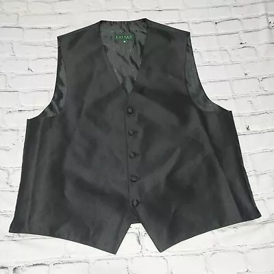 Ralph Lauren Dress Vest Men’s Medium Black Tuxedo • $13.99