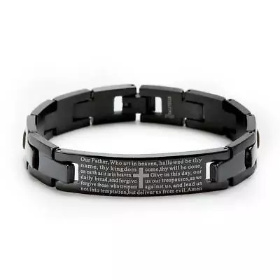 Black Lord's Prayer Bracelet • £67.51