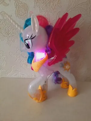 My Little Pony The Movie Light Up Princess Celestia Pony Figure Hasbro T13 • £7.99