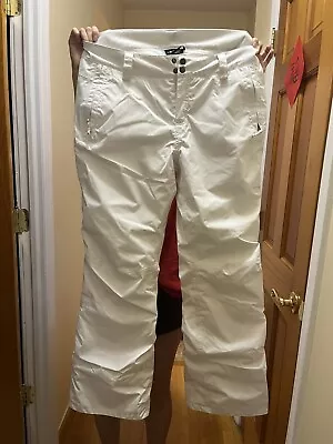 $35 • Buy The North Face Womens TNF White Sally Insulated Snow Pants Size Large