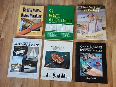 Lot Of 6 Vintage Boat Building Books • $47.49