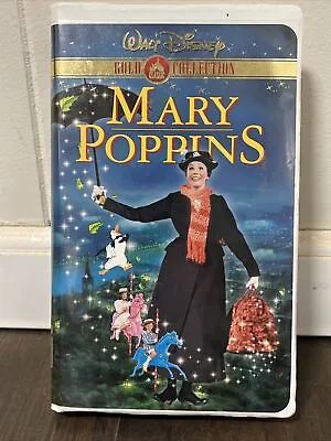 Walt Disney Home Video Mary Poppins VHS Gold Collection Edition Julie Andrews • $4.47