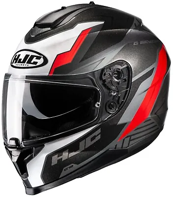HJC C70 Silon SunShield Motorcycle Helmet Red XS S M L XL 2X Sunscreen C-70 • $109.99