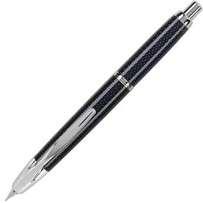 Pilot Fountain Pen Vanishing Point Blue Carbonesque Retractable Fine Nib 60149 • $156