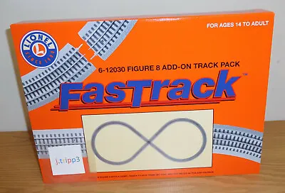 Lionel #12030 Fastrack Figure 8 Add-on Track Pack O Gauge Train Layout Crossover • $69.95