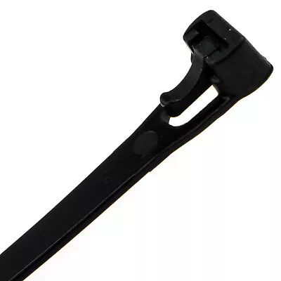 100 Pack Of Releasable Cable Ties Reusable 7.6mm X 150mm/400mm Length Black  • £6.56