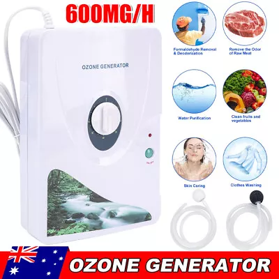 600MG/H Ozone Generator Ozonator Machine Air Purifier Cleaner Air Fruit AU Plug • $56.95