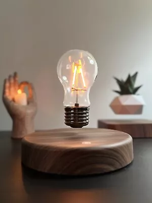 £75 • Buy Floating Bulb, Lamp Magnetic Levitation, Rotating Light Bulb, Office Lamp