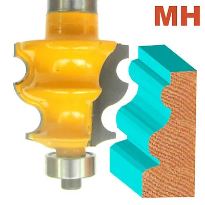1 Pc 1/2  Shank  Architectural Specialty  Molding H Router Bit  Sct-888 • $16.50