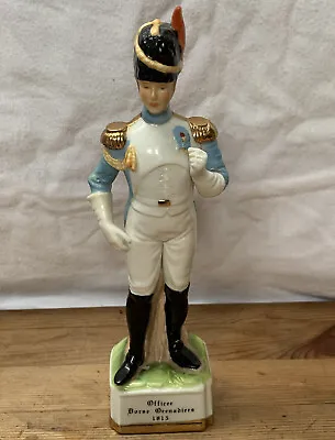 £19.99 • Buy Vintage Napoleonic Soldier / Officer Figurine By Capodimon Porcelain Free Post