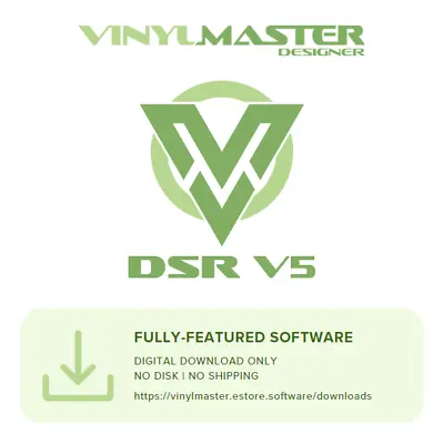 Highly Advanced Sign Maker Software For Vinyl Cutting & Print VinylMaster DSR V5 • $450