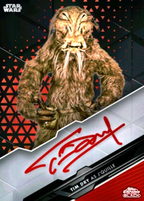 £1.34 • Buy Topps Star Wars Chrome Black Wave 2 2022 - Red Signature Workbench - J'Quille