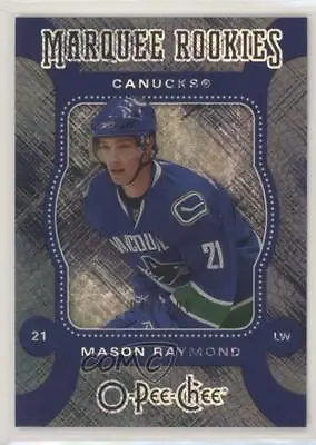 2007 O-Pee-Chee Marquee Rookies Micromotion Black /100 Mason Raymond Rookie RC • $20.09