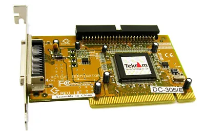 Tekram SCSI Controller PCI Adaptec Card DC-305IE (BRAND NEW) • $29.99