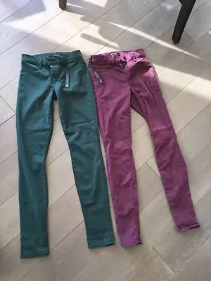 Nwt J Brand 485 Luxe Satin Mid Rise Super Skinny Jean 25 $188 Forest • $99