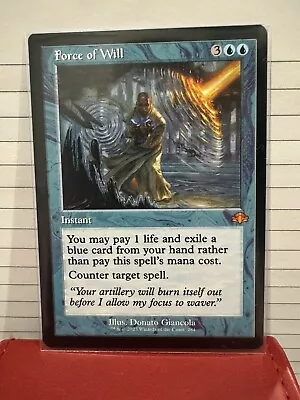 MTG Force Of Will Dominaria Remastered 284 Regular Mythic • $56