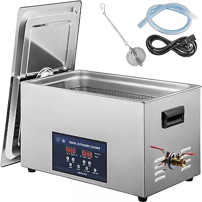 30L Professional Ultrasonic Cleaner Sonic Cleaning Machine Industry Heat 28/40K • $285.99