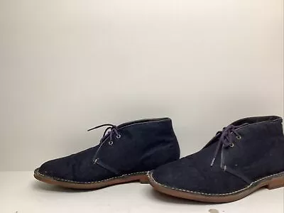 Vtg Mens Cole Haan Casual Denim Blue Shoe Boots Size 10 M • $21.99