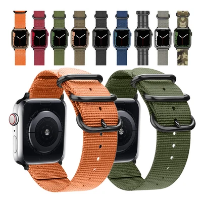 $9.66 • Buy Sport Braided Nylon Watch Band Strap For Apple Watch Ultra 8 7 6 5 4 3 45mm 49mm