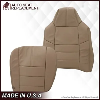 2008-2010 Ford F-250 F-350 F450 F550 Lariat XLT Synthetic Leather Seat Cover Tan • $70.50