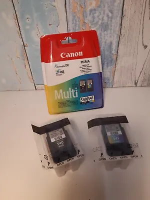 UNUSED Canon Ink Printer Cartridge 540 541 Black & Colour Multipack • £34.99