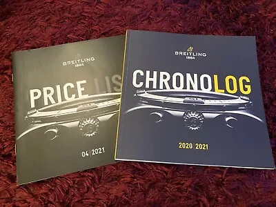 £11.99 • Buy Breitling 2020 / 2021 Watch Catalogue - 200 Pages - UK Issue + Price List