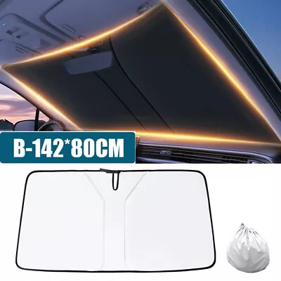 Car Sun Visor Shade Cover Accessories Windshield Sunshade Sun UV Block Protector • $33.15