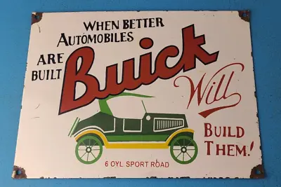 Vintage Buick Porcelain Gas Pump Service Station Automobile Dealership Sale Sign • $125.37