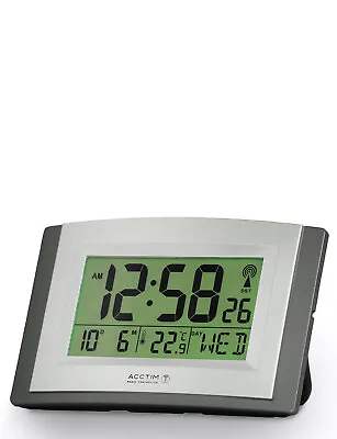 Acctim R/c Big Number Digital Clock /calander With Smartlite • £39