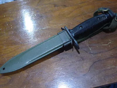 Colt Vietnam Era M7 Bayonet W/ Original M8a1 Scabbard 62316 • $175