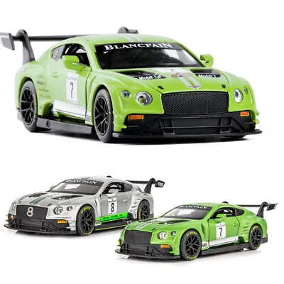 1:32 Bentley Continental GT3 Racing Car Model Car Diecast Toy Cars Toys For Kids • $21.28